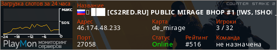 баннер для сервера cs2. ➥ ███ [CS2RED.RU] PUBLIC MIRAGE BHOP #1 [!WS, !SHOP]