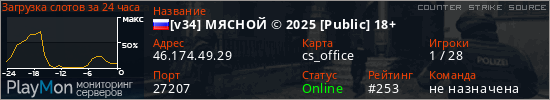 баннер для сервера css. [v34] МЯСНОЙ © 2025 [Public] 18+