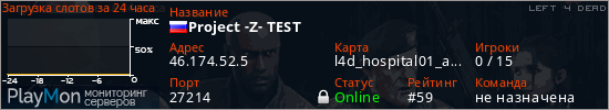 баннер для сервера l4d. Project -Z- TEST