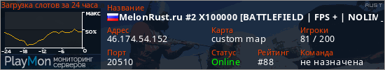 баннер для сервера rust. MelonRust.ru #2 X100000 [BATTLEFIELD | FPS + | NOLIM]