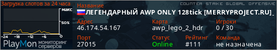 баннер для сервера csgo. ЛЕГЕНДАРНЫЙ AWP ONLY 128tick [MERRYPROJECT.RU][#4]