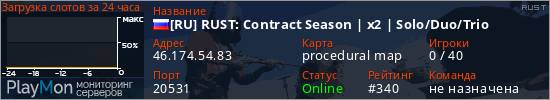баннер для сервера rust. [RU] RUST: Contract Season | x2 | Solo/Duo/Trio