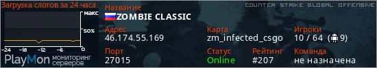 баннер для сервера csgo. ZOMBIE CLASSIC