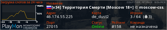 баннер для сервера css. [v34] Территория Смерти [Moscow 18+] © moscow-css.ru