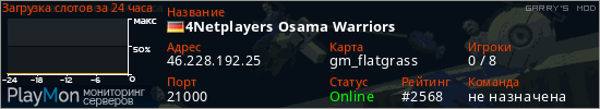 баннер для сервера garrysmod. 4Netplayers Osama Warriors