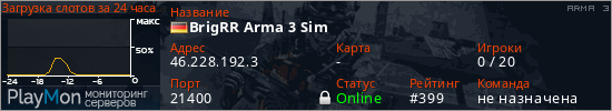баннер для сервера arma3. BrigRR Arma 3 Sim