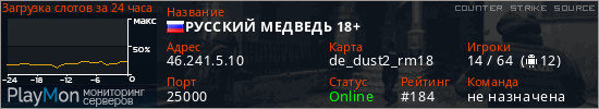 баннер для сервера css. РУССКИЙ МЕДВЕДЬ 18+
