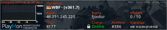 баннер для сервера ark. WBF - (v361.7)