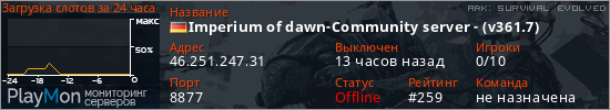 баннер для сервера ark. Imperium of dawn-Community server - (v361.7)