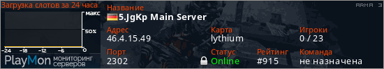 баннер для сервера arma3. 5.JgKp Main Server