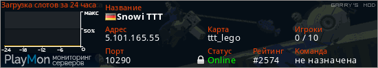 баннер для сервера garrysmod. Snowi TTT