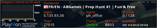 баннер для сервера garrysmod. FR/EN - ABGames | Prop Hunt #1 | Fun & Free