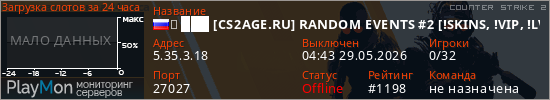 баннер для сервера cs2. ➥ ███ [CS2AGE.RU] RANDOM EVENTS #2 [!SKINS, !VIP, !LVL]