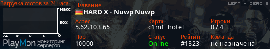 баннер для сервера l4d2. HARD X - Nuwp Nuwp