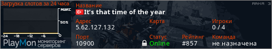 баннер для сервера arma3. It's that time of the year