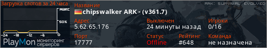 баннер для сервера ark. chipswalker ARK - (v361.7)