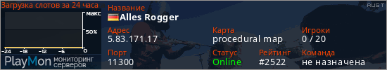 баннер для сервера rust. Alles Rogger