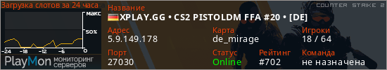 баннер для сервера cs2. XPLAY.GG • CS2 PISTOLDM FFA #20 • [DE]