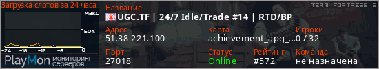 баннер для сервера tf2. UGC.TF | 24/7 Idle/Trade #14 | RTD/BP