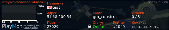 баннер для сервера garrysmod. test