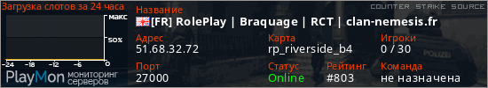 баннер для сервера css. [FR] RolePlay | Braquage | RCT | clan-nemesis.fr