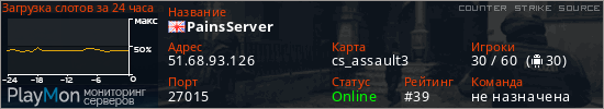 баннер для сервера css. PainsServer
