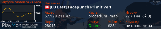 баннер для сервера rust. [EU East] Facepunch Primitive 1