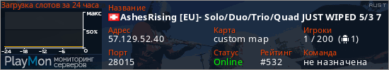 баннер для сервера rust. AshesRising [EU]- Solo/Duo/Trio/Quad JUST WIPED 5/3 7.00