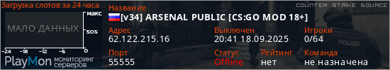 баннер для сервера css. [v34] ARSENAL PUBLIC [CS:GO MOD 18+]