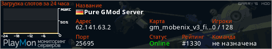 баннер для сервера garrysmod. Pure GMod Server