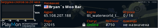 баннер для сервера garrysmod. Bryan&acute;s Moo Bar