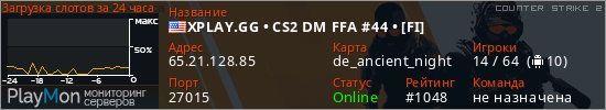 баннер для сервера cs2. XPLAY.GG • CS2 DM FFA #44 • [FI]