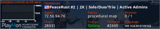 баннер для сервера rust. PeaceRust #2 | 2X | Solo/Duo/Trio | Active Admins