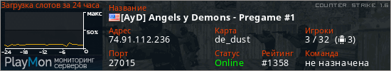 баннер для сервера cs. [AyD] Angels y Demons - Pregame #1
