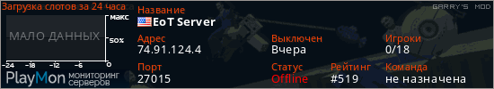 баннер для сервера garrysmod. EoT Server