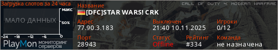 баннер для сервера cod4. [DFC]STAR WARS! CRK