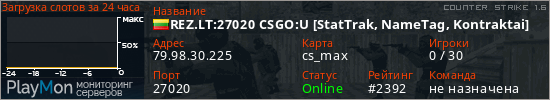 баннер для сервера cs. REZ.LT:27020 CSGO:U [StatTrak, NameTag, Kontraktai]