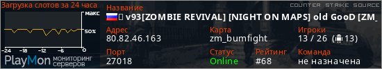 баннер для сервера css. ★ v93[ZOMBIE REVIVAL] [NIGHT ON MAPS] old GooD [ZM]steam ★