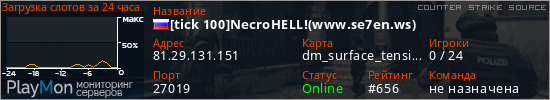 баннер для сервера css. [tick 100]NecroHELL!(www.se7en.ws)