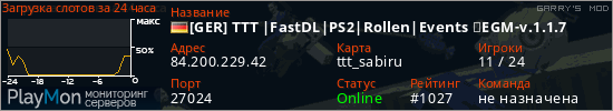 баннер для сервера garrysmod. [GER] TTT |FastDL|PS2|Rollen|Events ☆EGM-v.1.1.7