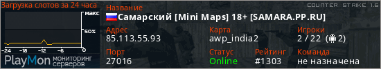 баннер для сервера cs. Самарский [Mini Maps] 18+ [SAMARA.PP.RU]