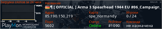 баннер для сервера arma3. &para; [ OFFICIAL ] Arma 3 Spearhead 1944 EU #06_Campaign_Veteran