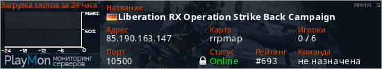 баннер для сервера arma3. Liberation RX Operation Strike Back Campaign