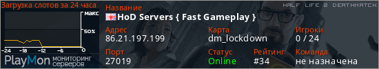 баннер для сервера hl2dm. HoD Servers { Fast Gameplay }