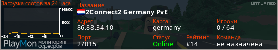 баннер для сервера unturned. 2Connect2 Germany PvE