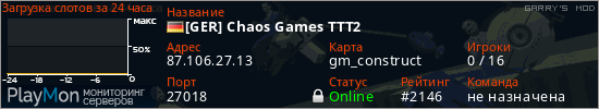 баннер для сервера garrysmod. [GER] Chaos Games TTT2