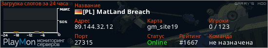 баннер для сервера garrysmod. [PL] MatLand Breach