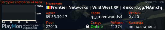 баннер для сервера garrysmod. Frontier Networks | Wild West RP | discord.gg/NAmchpcAZd