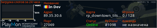 баннер для сервера garrysmod. In Dev