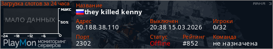 баннер для сервера arma3. they killed kenny